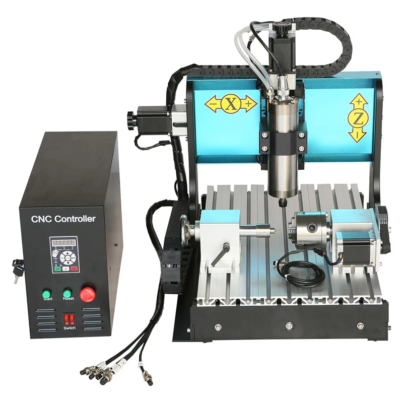 JFT Industrial Metal Engraving Machine 1500W 4 Axis Metal CNC Milling Machine with Parallel Port CNC Cutting Machine 3040