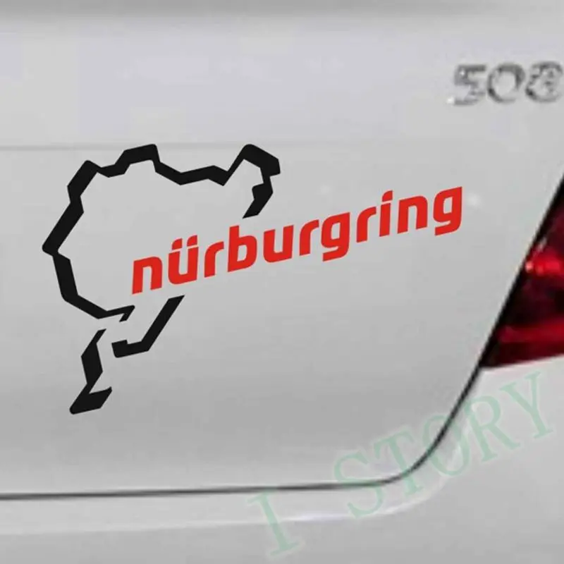 Стикер для гоночного трека Nurburgring виниловая декоративная наклейка