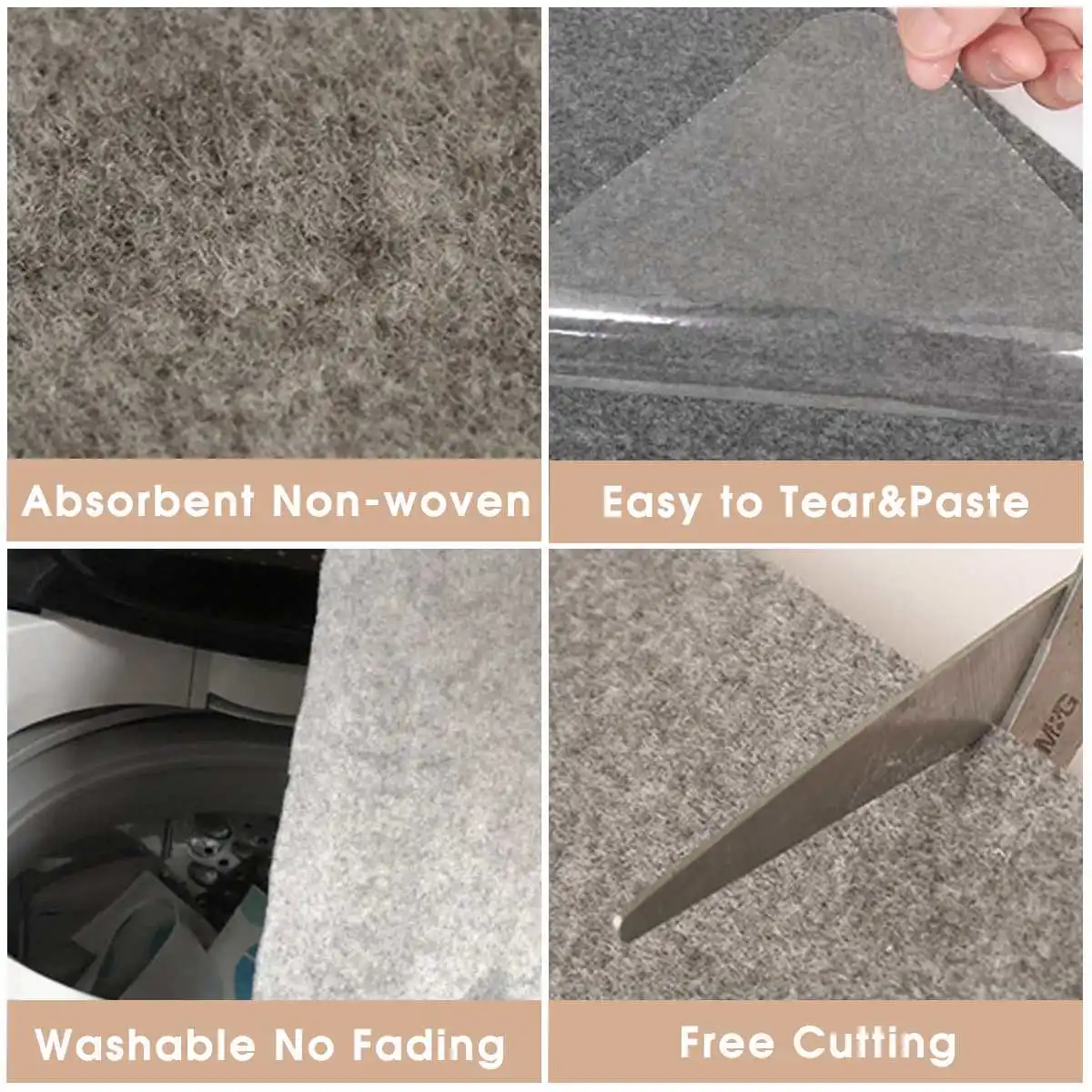 Self-adhesive Non-slip Stair Carpet Mat Reusable Washable DIY Floor Mat for Kitchen Living Room Stairway Pads Rug Soft Doormat Self-adhesive Non-slip Stair Carpet Mat Reusable Washable DIY Floor Mat for Kitchen Living Room Stairway Pads Rug Soft Doormat
