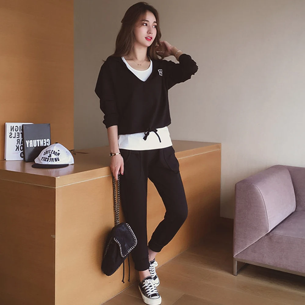 3pcs Sweatshirts Hoodies Women Harajuku Bts Kpop Exo Active Unicorn