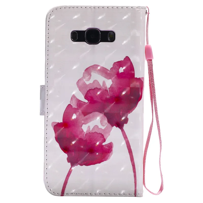 Wekays из искусственной кожи(полиуретан) с откидной крышкой с рисунком в цветочек, крышка для Samsung Galaxy J1 J3 J5 J7 J120 J310 J510 J710 чехол-портмоне для телефона
