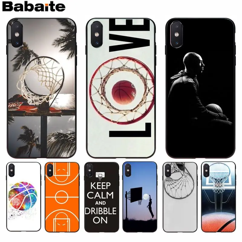 Babaite Basketball Basket Football Flame Coque Popular Cell Phone Case ...