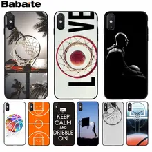 Babaite baloncesto cesta de fútbol llama funda Popular teléfono móvil para el iPhone 8 De Apple 7 6 6S Plus X XS MAX 5 5S SE XR