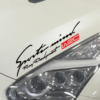 

Customization WRC Stickers On Car Lamp Eyebrow Car-Styling For vw volkswagen renault mercedes car accessories