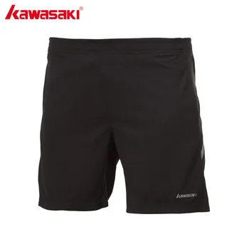 

KAWASAKI Black Running Shorts for Men 100% Polyester Quick Dry Anti-sweat Fitness Workout Gym Sports Shorts SP-173606