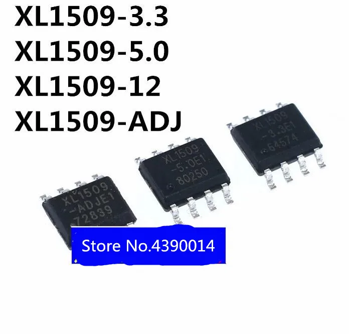 100 шт./лот XL1509 3.3E1 5.0E1 12E1 SOP8|Компоненты предохранителей| |