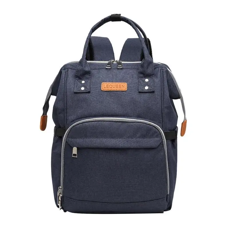 LEQUEEN модная сумка для подгузников для мам, Большая вместительная детская сумка, рюкзак для путешествий, дизайнерская сумка для ухода за ребенком - Цвет: 28