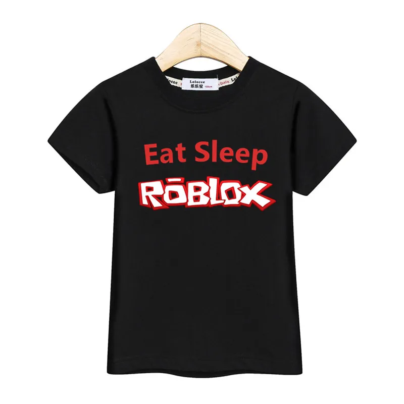 Boys Tees Funny Eat Sleep T Shirt Short Sleeve Cotton Kid Tops - boys tees funny eat sleep t shirt short sleeve cotton kid tops fashion print shirt baby girl clothes summer roblox boy tshirt