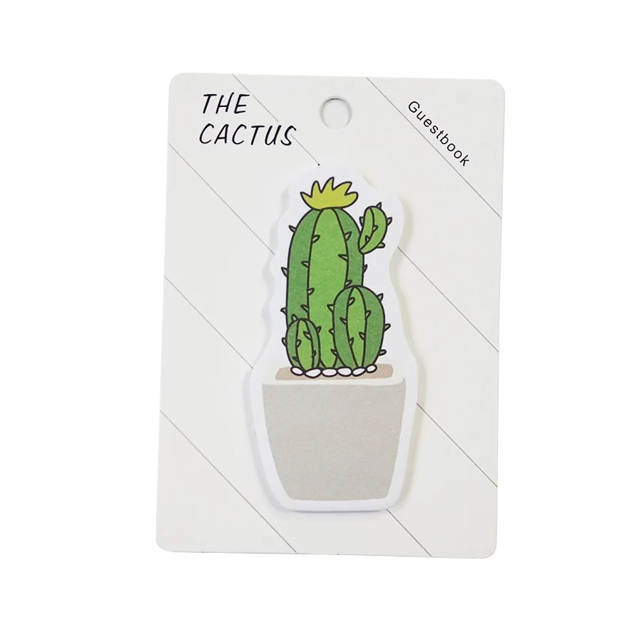 1 упак./лот Kawaii Mini Memo The Cactus Plan Paper альбом для скрапбукинга стикеры школьный блокнот