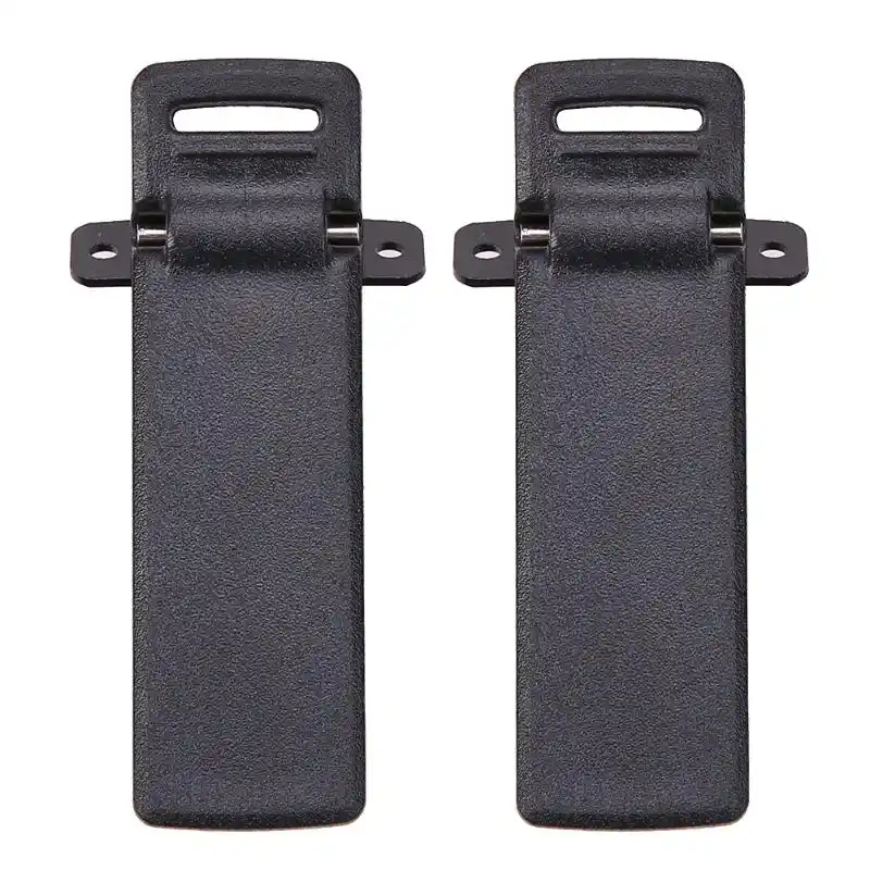 2 шт. иди и болтай Walkie talkie “иди и зажим для ремня для Baofeng UV-5R UV-5RA UV-5RB UV-5RC UV-5RD UV-5RE 5RE двухстороннее радио аксессуары Высокое качество - изображение