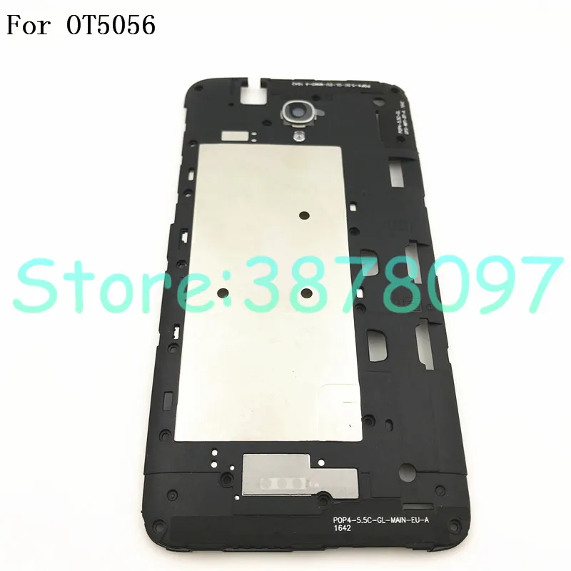 Оригинальный черный передний ЖК корпус для Alcatel one Touch Pop 4 plus OT5056 5056 запасные