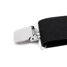 50 мм широкие эластичные регулируемые мужские брюки подтяжки X форма с крепкими металлическими зажимами SSA-19ING