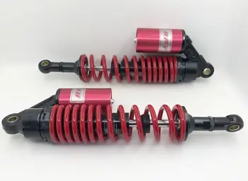 

350mm 8mm Universal Motorcycle Shock Absorbers for Honda /Yamaha / Suzuki / Kawasaki / Dirt bikes /Gokart / ATV / CB750 red