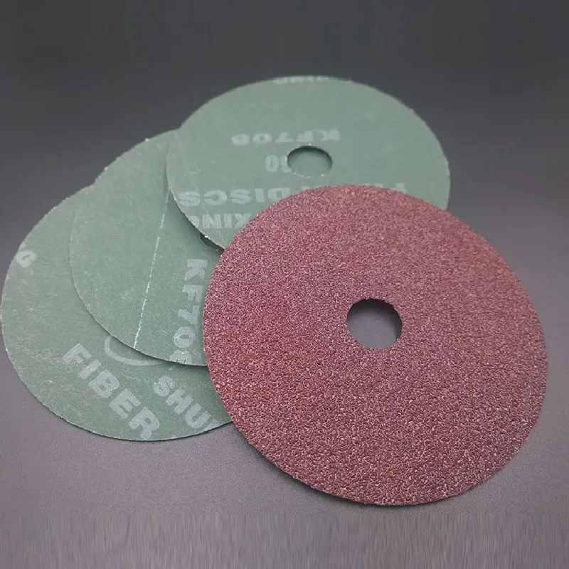 24 120 Grit 10pcs 100mm Fiber Discs Sandpaper Abrasive Sheet Sand Paper