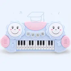 Дети моделирование раннего обучения инструментальные игрушки для младенцев мультфильм Macarons 14-Ключ Музыка Клавиатура детский подарок на