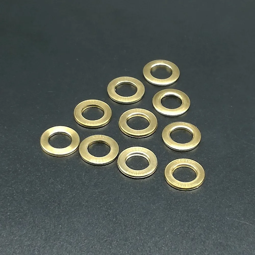 10Pcs M6 Titanium Ti Flat Washer DIN912 Grade 5 Spacer washers for