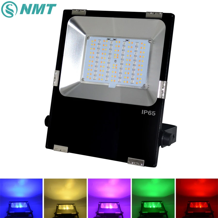 

50W Mi Light RGB + CCT LED Floodlight IP65 Waterproof AC85-265V Waterproof LED Flood Light 50W Outdoor Lighting For Garden