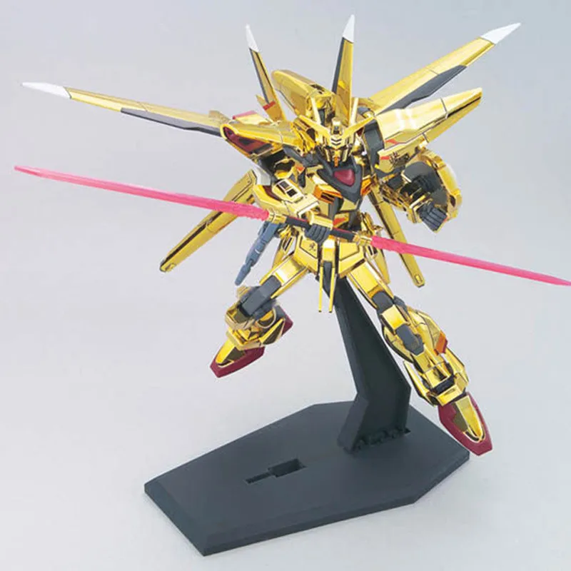 Preise Neue Anime Gaogao HG 1 144 Mobile Kämpfer Akatsuki Gundam Oowahi Vollen Satz heißer kinder spielzeug action figuren montiert Enthalten in basis