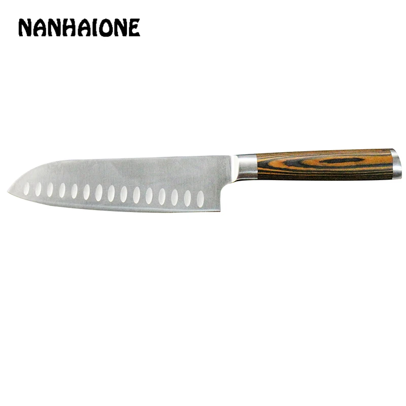 

NANHAIONE New upscale kitchen bread knife cooking tool serrated knife 5CR15MOV steel cake bread sushi knife 7 inch CL058