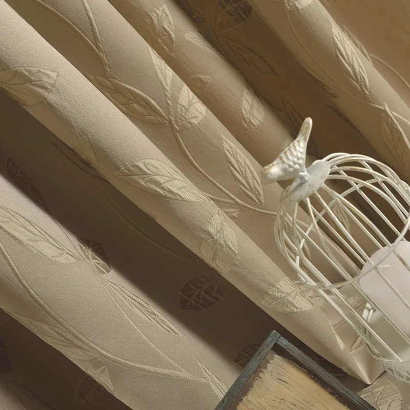 

Plain Simple Modern High Precision Jacquard Curtains for Living Dining Room.
