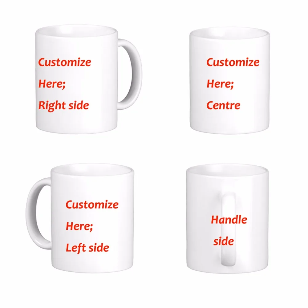 Cena DIY zdjęcie kubek kawy drukowanie zdjęcie na zamówienie 11OZ białe ceramiczne podróżne kubki do kawy spersonalizowany tekst śmieszne kubki kubek do herbaty prezent kubek
