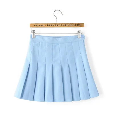 Разноцветные японские плиссированные юбки с высокой талией, JK, Студенческая плотная плиссированная юбка для девочек, Милая юбка для косплея, школьная форма - Цвет: 9