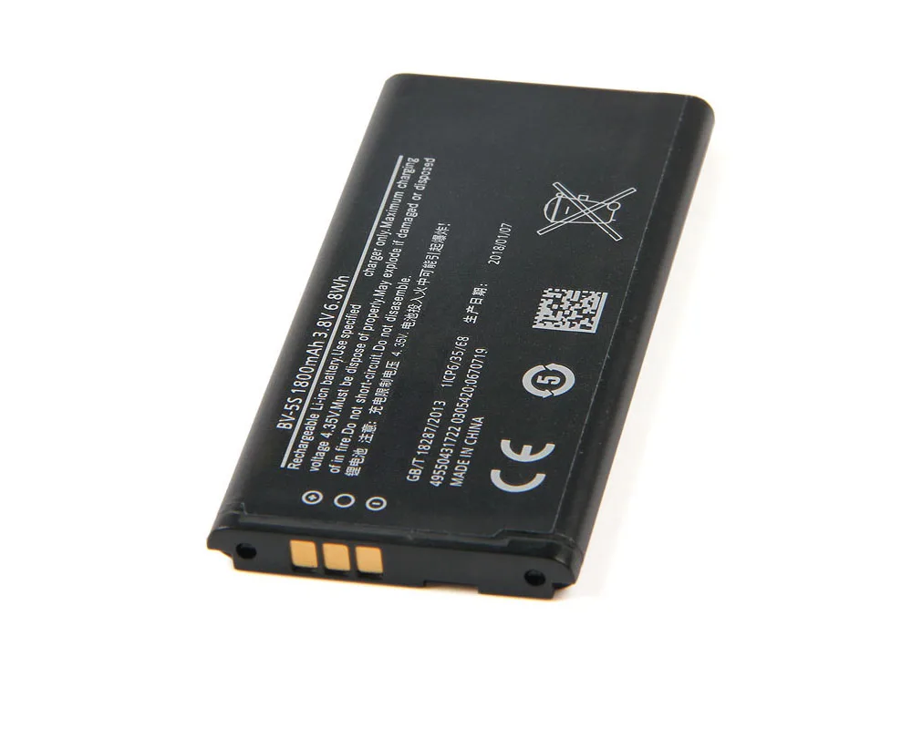 ISUNOO BV5S BV-5S 1800mAh литий-ионная аккумуляторная батарея для Nokia X2/X2DS/RM-1013 батарея