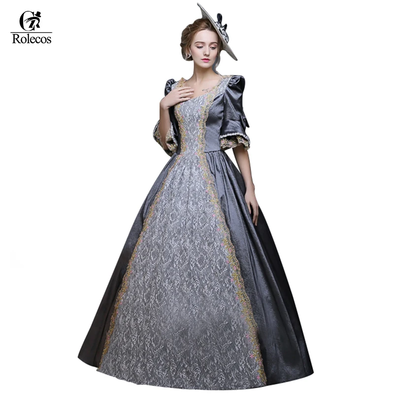 Rolecos 女性レトロ中世ルネサンスビクトリア朝のドレスプリンセスボールガウンドレス仮装衣装 Masquerade Costumes Victorian Dressprincess Gown Costume Aliexpress