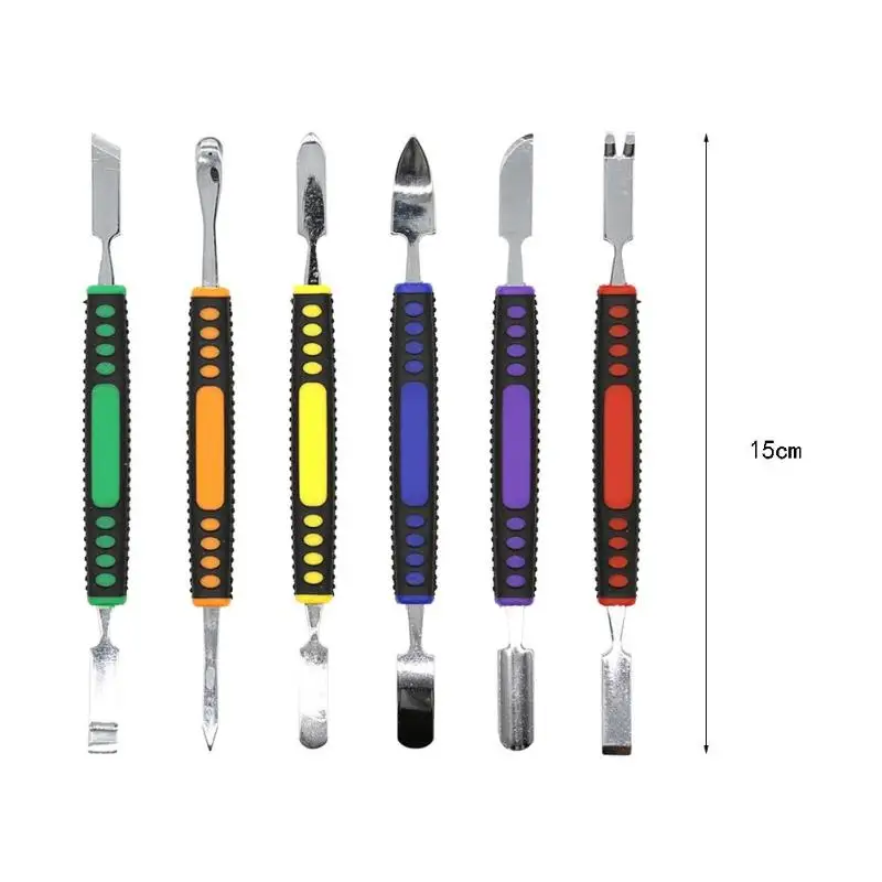 6 шт./компл. набор инструментов для вскрытия телефонов из нержавеющей стали при бар демонтаж бар для ремонта мобильных телефонов