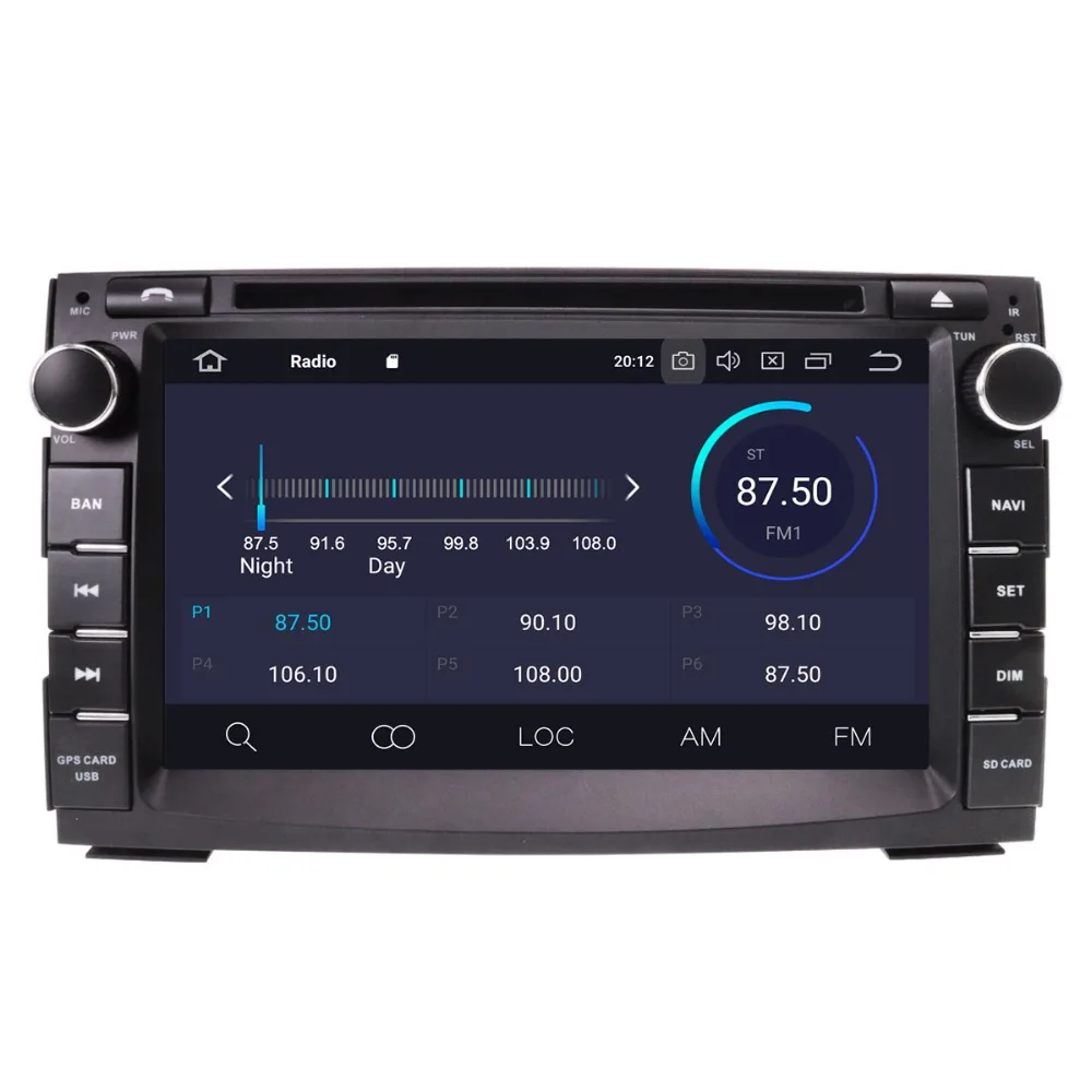 Cheap 7" HD Android 9.0 Car DVD Auto Radio For Kia Ceed 2009 2011 2012-2017 Venga GPS Navigation FM WiFi Multimedia Stereo Gift Camera 2