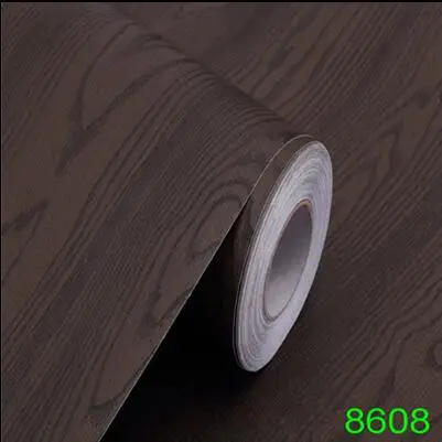 3 м/5 м DIY рулон рулонной деревянной стены, мебели, шкафов, дверей шкафа, рабочего стола, самоклеющаяся контактная бумага, виниловая водонепроницаемая пленка - Цвет: 8608