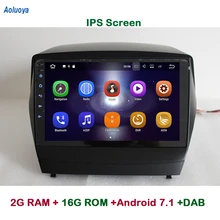 Aoluoya " ips 2 Гб ОЗУ Android 7,1 автомобильный DVD gps плеер для hyundai IX35 IX 35 2009- радио gps навигация мультимедиа головное устройство
