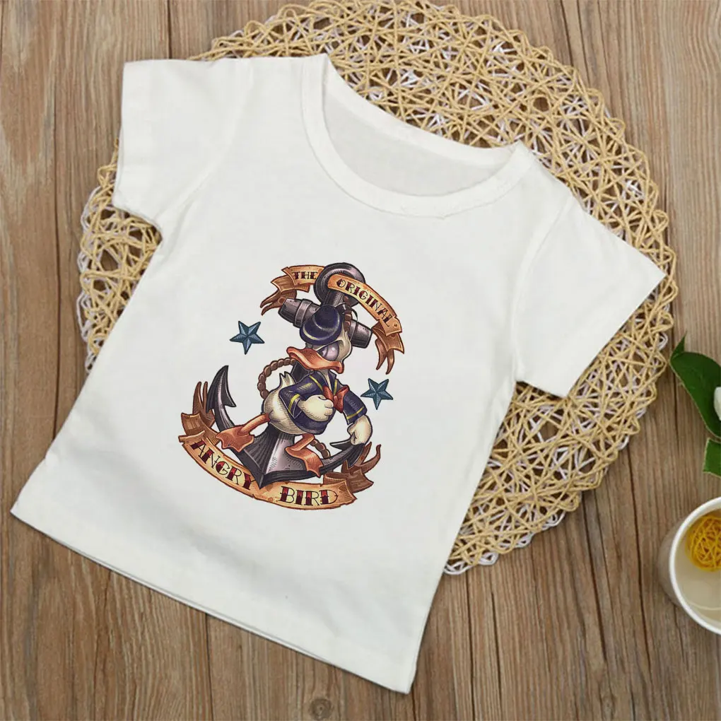 Новая модная детская одежда Милая футболка для маленьких девочек с принтом принцессы забавная Повседневная футболка для девочек Летняя футболка с круглым вырезом - Цвет: 1609