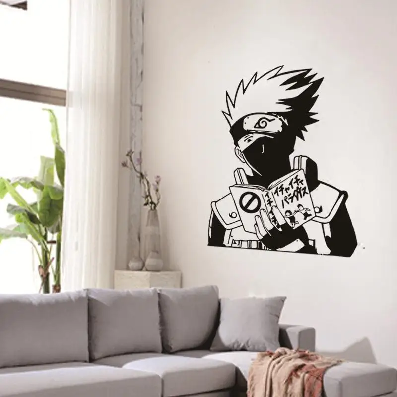 Kakash NARUTO  comics and animation Sticker Logo Decal  Vinyl Wall Decals Pegatina Quadro Parede Decor Mural  Sticker1