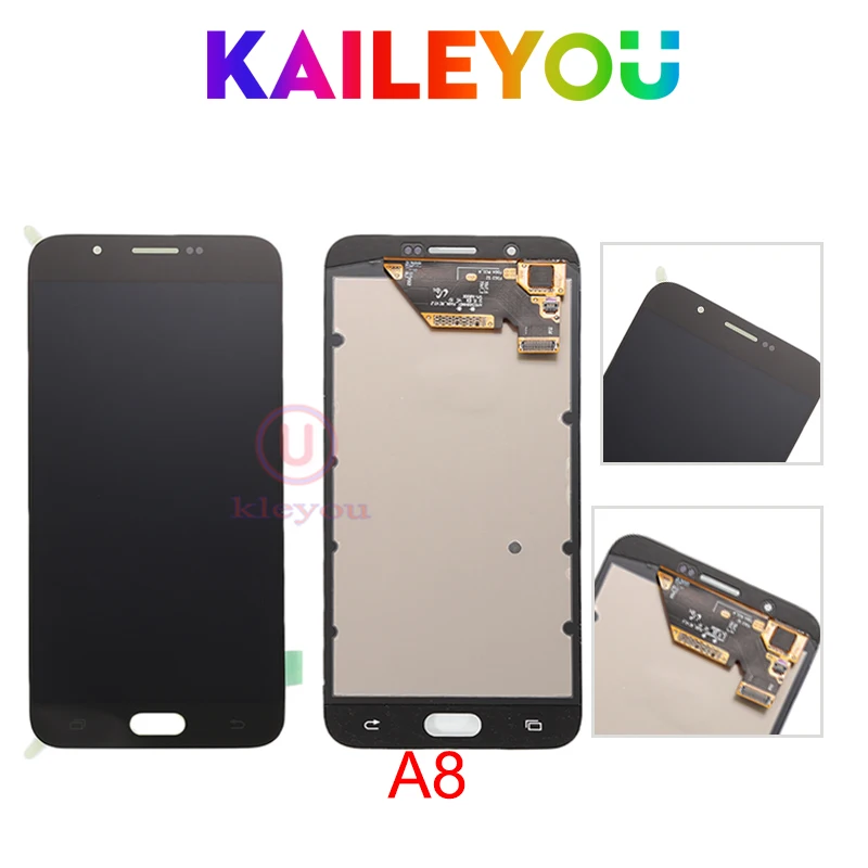 

Super AMOLED Display for SAMSUNG Galaxy A8 LCD Display A8000 A800 A800F Touch Screen For Galaxy A8 Display gitizer Replacement