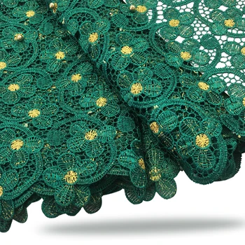 

5yards African guipure lace Fabric French Water Soluble Lace for dress FC17-TNP20
