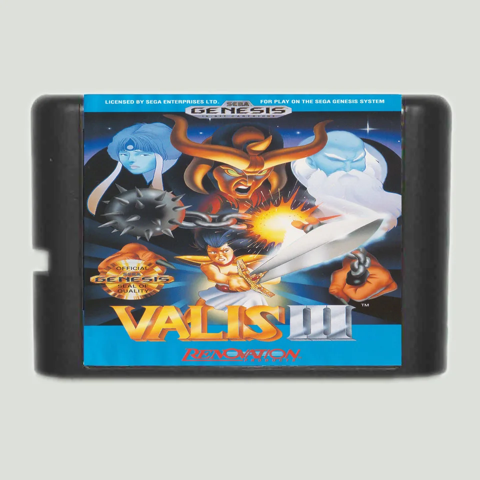 Валис III 16 бит MD карточная игра для Sega игры Mega Drive Genesis | Электроника