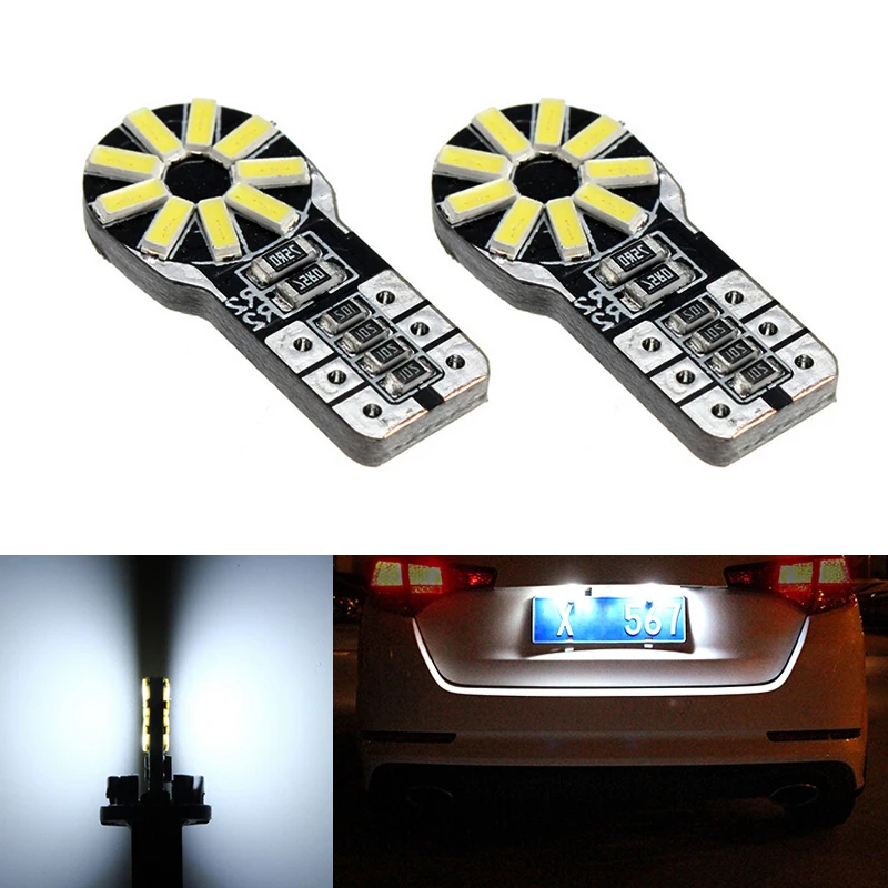 2x T10 3014SMD без ошибок яркий белый светодиодный номерной знак свет для Opel Adam Corsa C Combo D