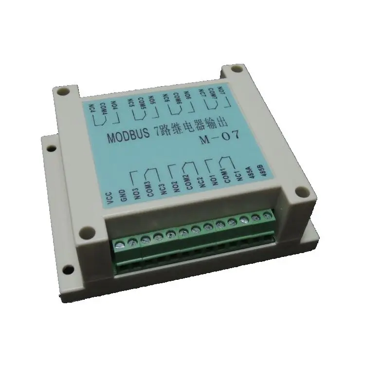 

MODBUS RTU Protocol 7 way Relay Output Module RS485 PLC Module