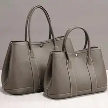 Новинка года. Женские брендовые сумки из натуральной кожи с рисунком личи. Вместительные сумки на плечо 30 см и 36 см