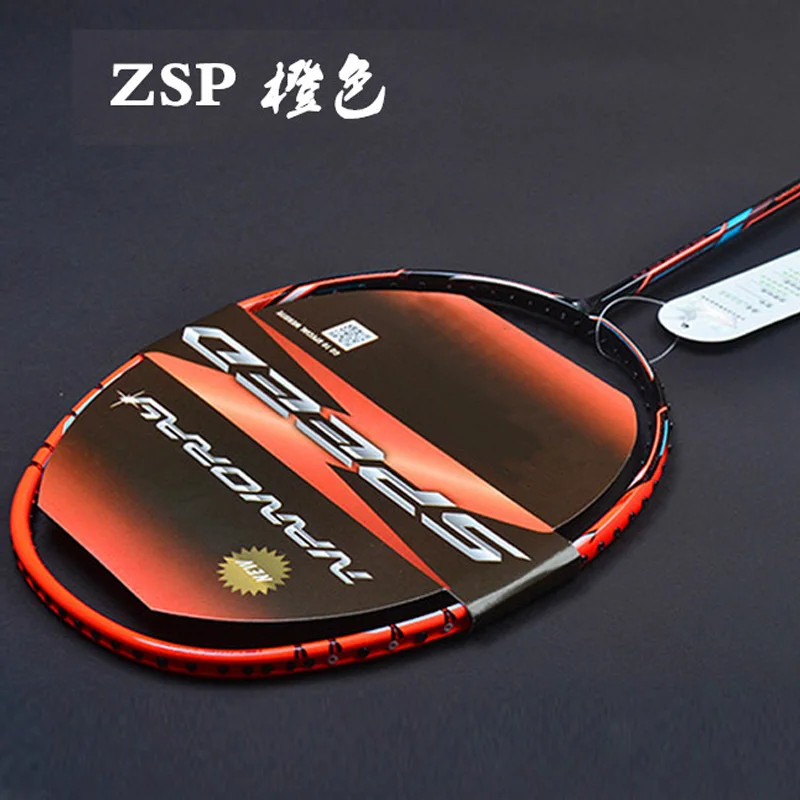 

Carbon Badminton Racket Raquette 22-30 LBS Nanoray Z-Speed force Gratis String Bag