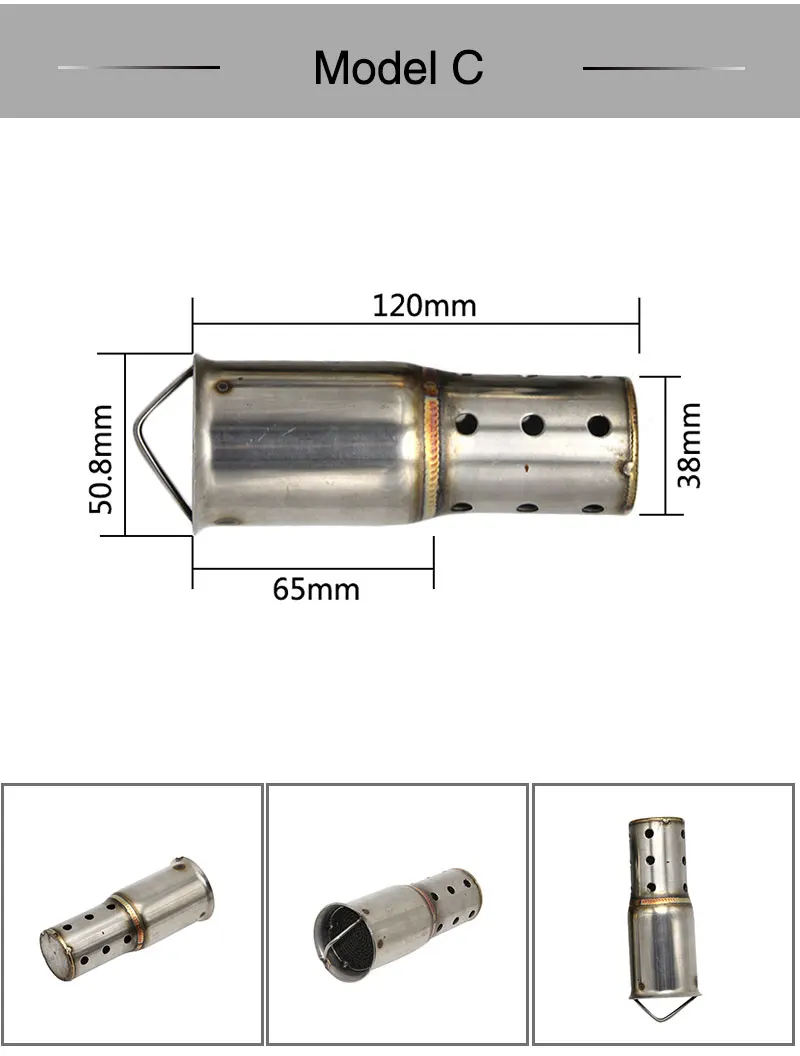 ZSDTRP катализатор дБ убийца Akrapovic мотоцикл глушитель вставка дБ Defender глушитель шумоподавитель для 51/60 мм