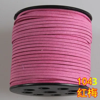 100 Metros/wire 3 мм корейский Кашемир веревка двухсторонний тканый браслет Ожерелье Веревка (теплый цвет серии)