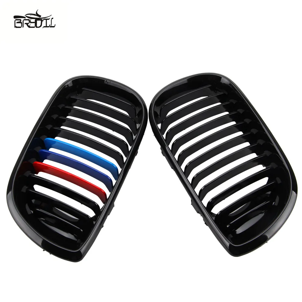 1 пара Передняя M color решетка для почек гриль E46 4D 3 серии 2002 2005 глянец
