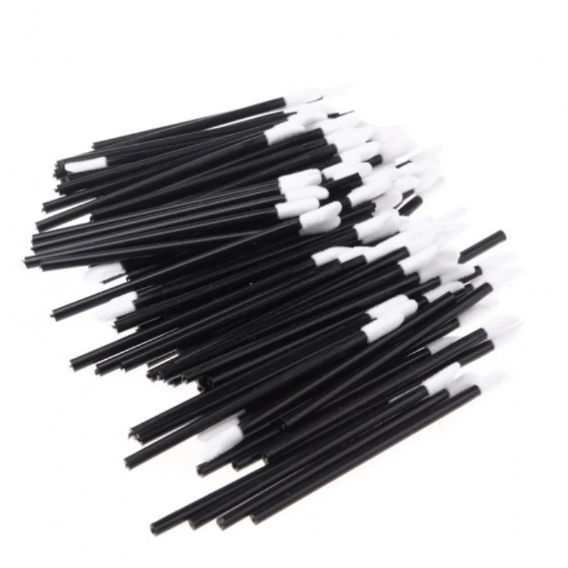 

Useful 50 Pcs Lady Disposable Lip Brushes Gloss Wands Applicator Cosmetic Tools