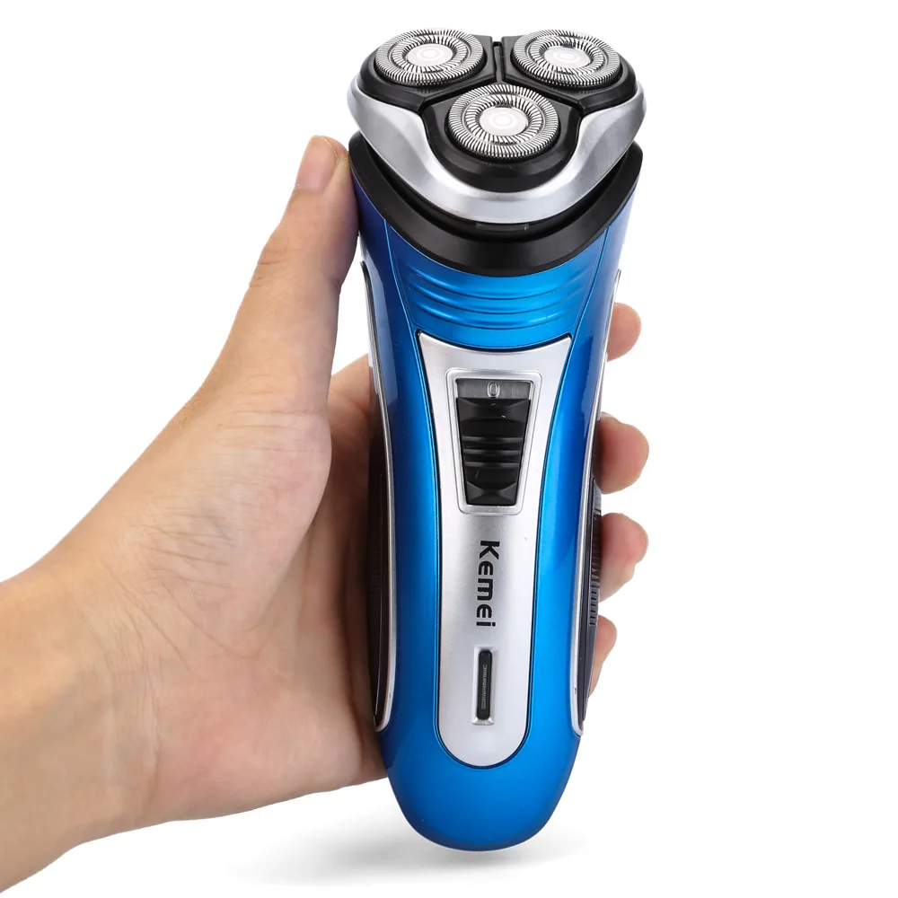 Kemei KM-2801 Comfortable Rechargeable Triple Floating Heads Electric Razor Shaver Beard with Trimmer for Men Kemei KM-2801 Comfortable Rechargeable Triple Floating Heads Electric Razor Shaver Beard with Trimmer for Men