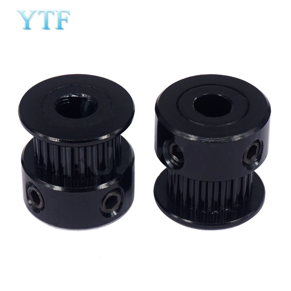 

5pcs 20 teeth bore 8mm 5mm GT2 Timing Pulley synchronous wheel aluminum black for 2GT Timing Belt width 6mm 3d printer part