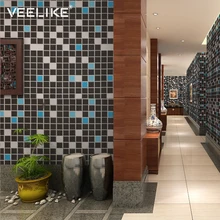 

Kitchen Waterproof Mosaic Tile PVC Vinyl Wall Decals Bathroom Toilet Self adhesive Wallpaper for Walls Home Decor Wall Stickers