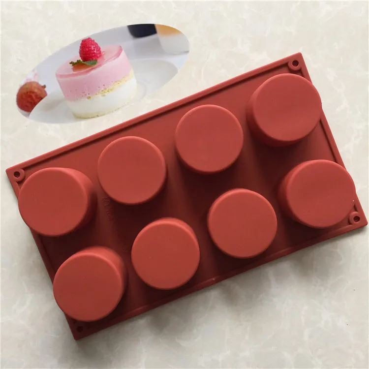 

Cylinder Cake Mold Round Pillar Candle Making Tool Handmade Silicone Soap Mold