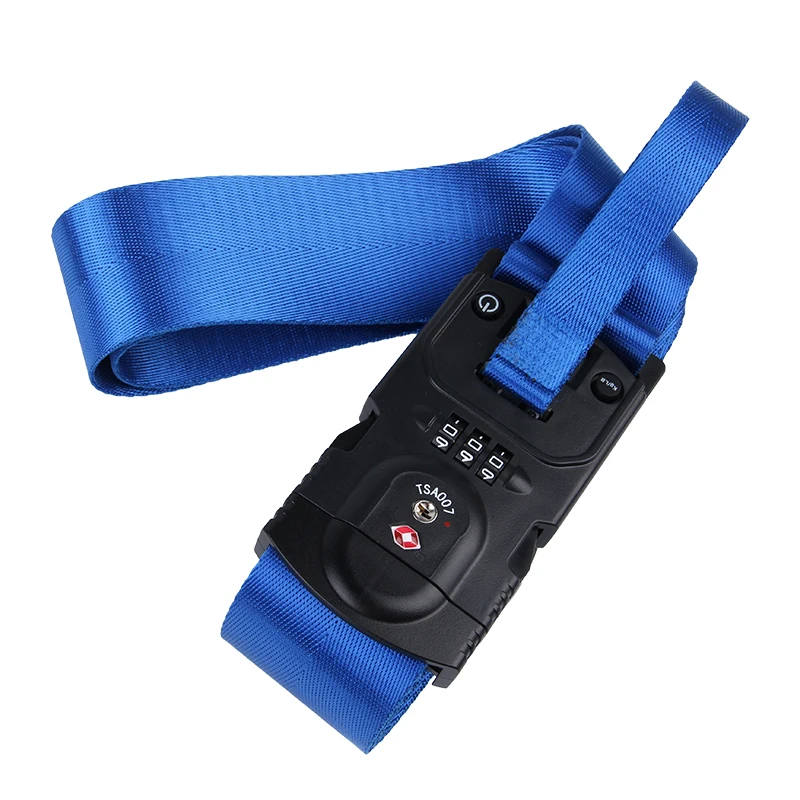 JULY'SONG Multifunctional Travel Luggage Strap Weighed customs Password lock Suitcase Strap Belt Adjustable Travel Accessories